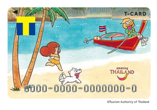 タイの人気キャラクター「マムアンちゃん」デザインのTカードが登場！
