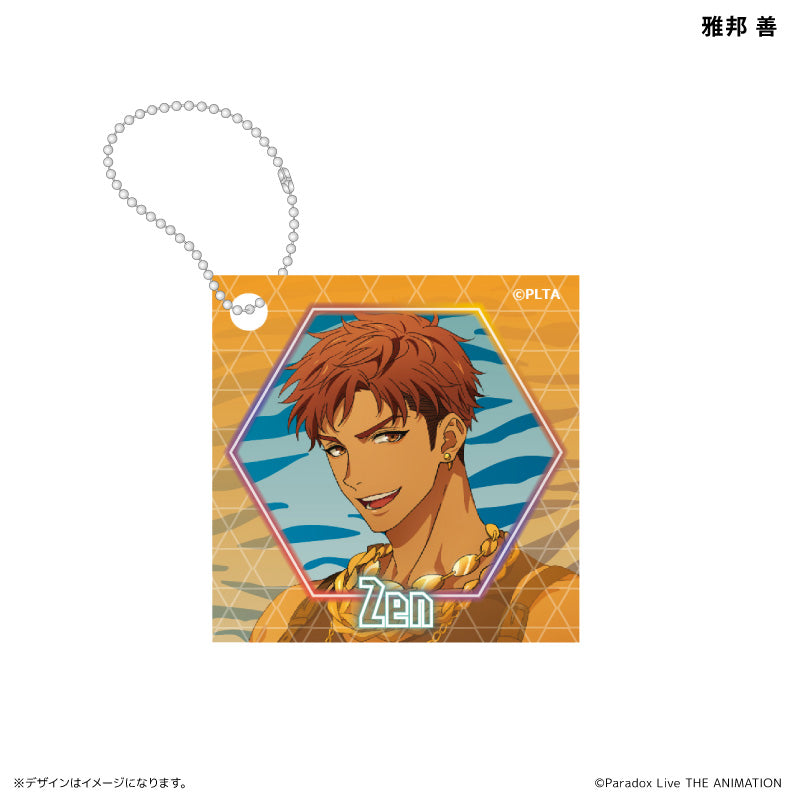 スライドアクリルキーホルダー 雅邦 善