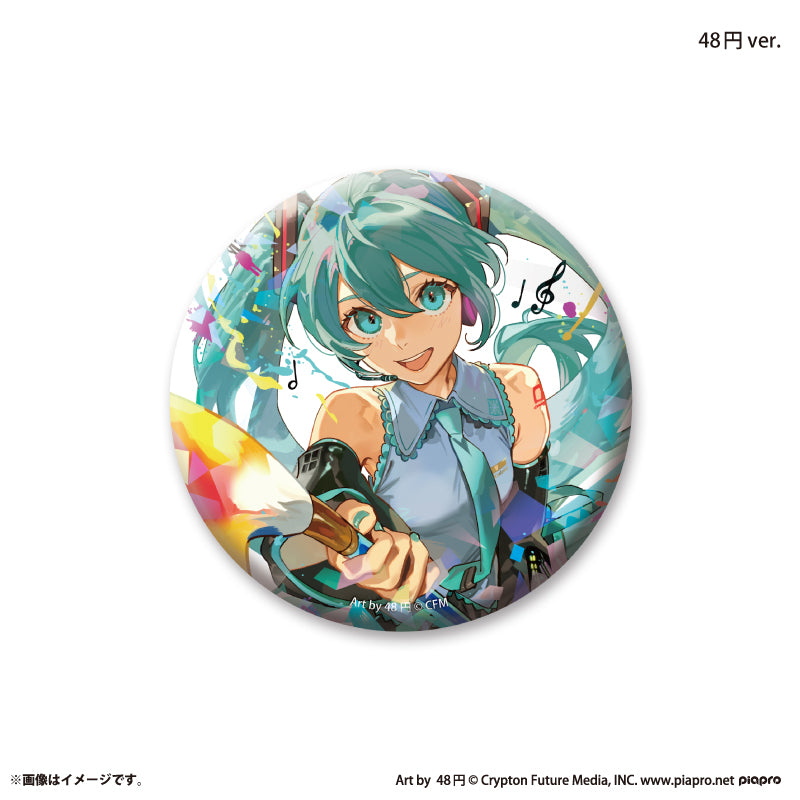 『初音ミク×スモールエス』 缶バッジ ホログラム -48円 ver.-