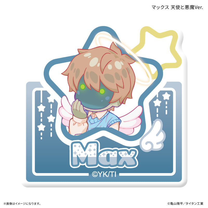 『銀河特急 ミルキー☆サブウェイ』 ネームバッジ マックス 天使と悪魔Ver.
