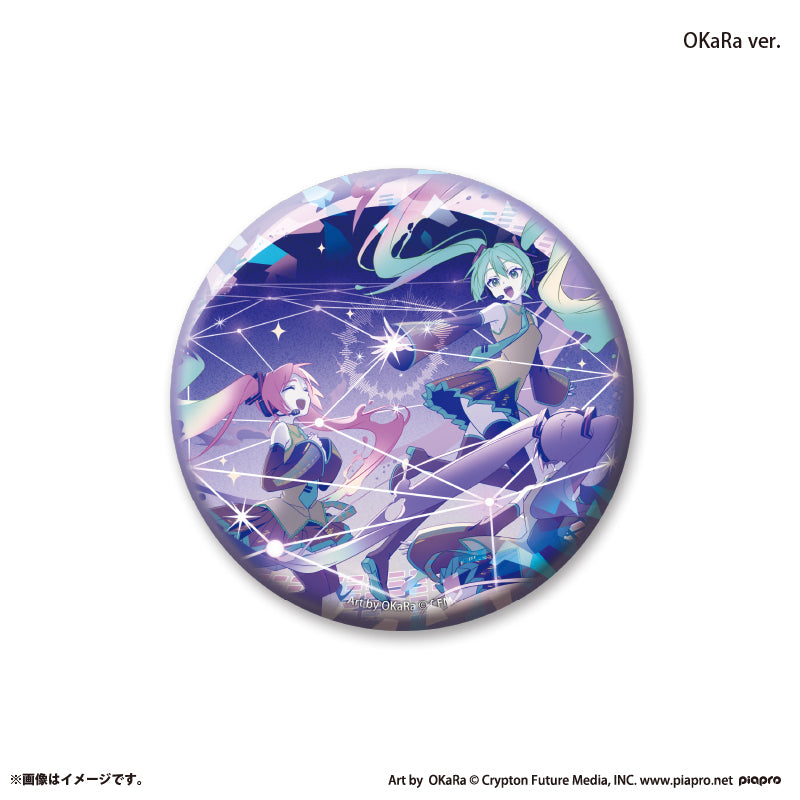 『初音ミク×スモールエス』 缶バッジ ホログラム -OKaRa ver.-