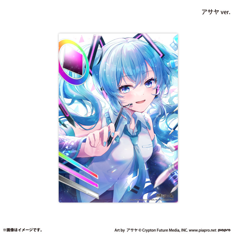 『初音ミク×スモールエス』 メタルプレート -アサヤ ver.-