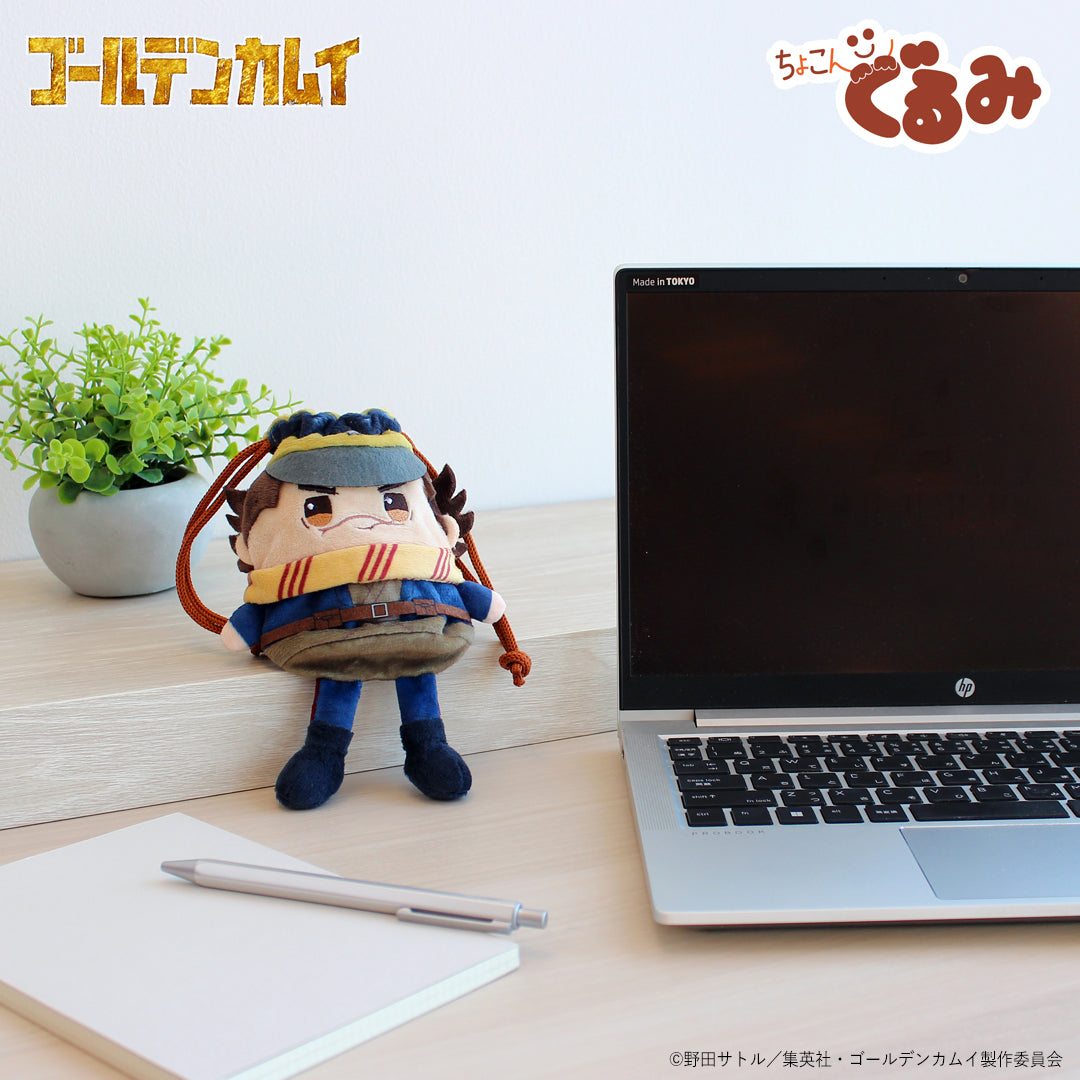 ちょこんぐるみ 巾着 ゴールデンカムイ 月島軍曹