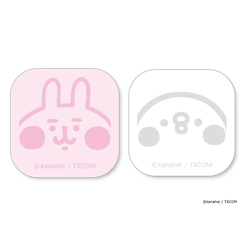 カナヘイの小動物 ピスケ&うさぎ 珪藻土コースター2枚セット