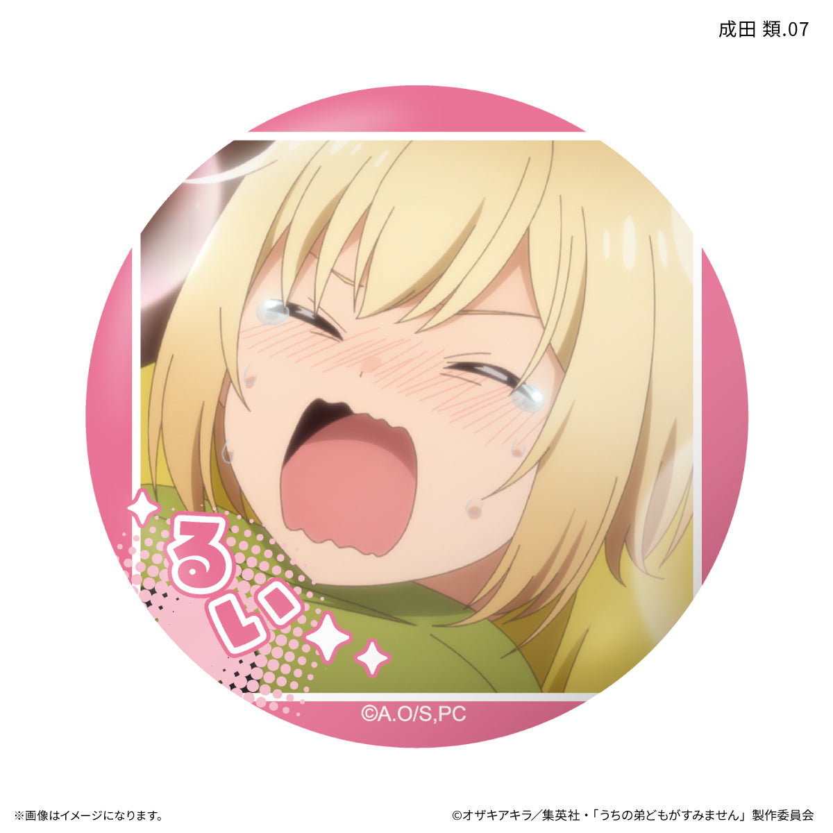 うちの弟どもがすみません だけ缶 成田 類だけトレーディング缶バッジ 【全7種】(BOX)