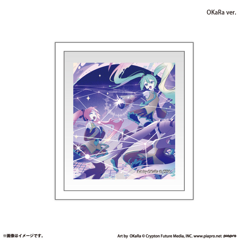 『初音ミク×スモールエス』 額縁マグネット -OKaRa ver.-