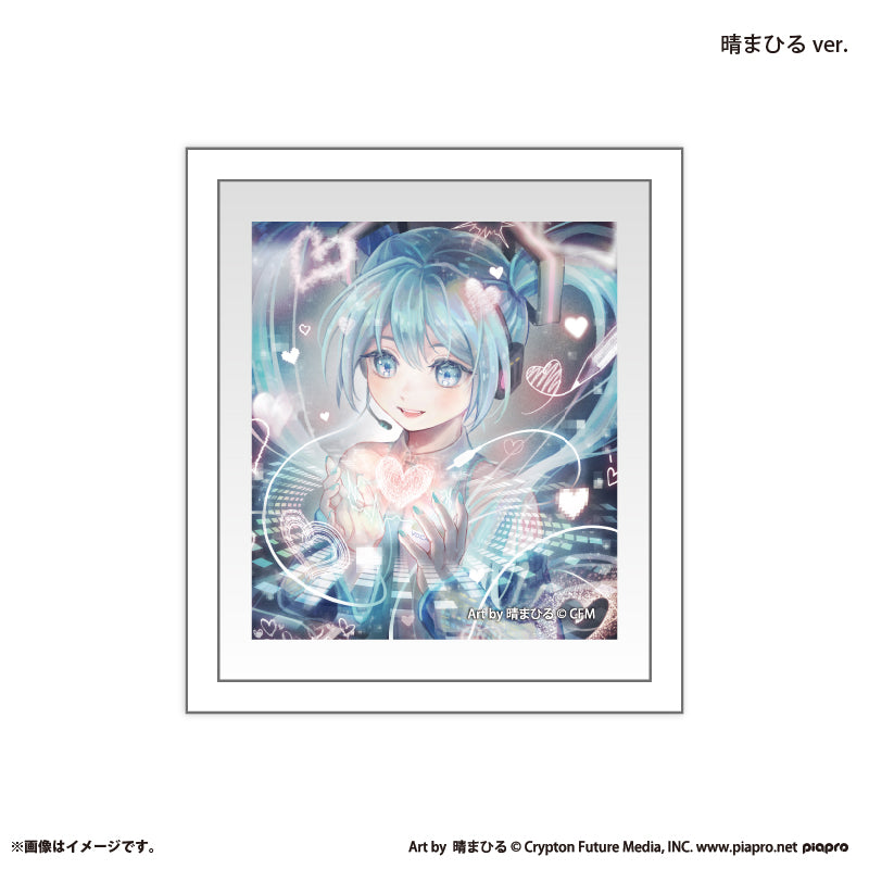 『初音ミク×スモールエス』 額縁マグネット -晴まひる ver.-