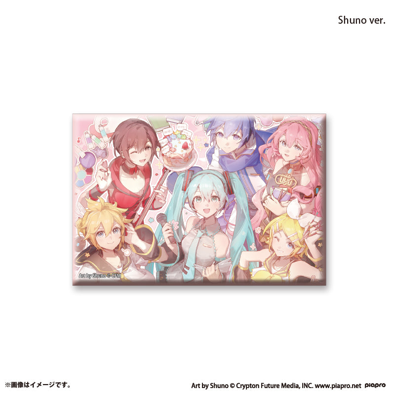 『初音ミク×スモールエス』 スクエア缶バッジ -Shuno ver.-