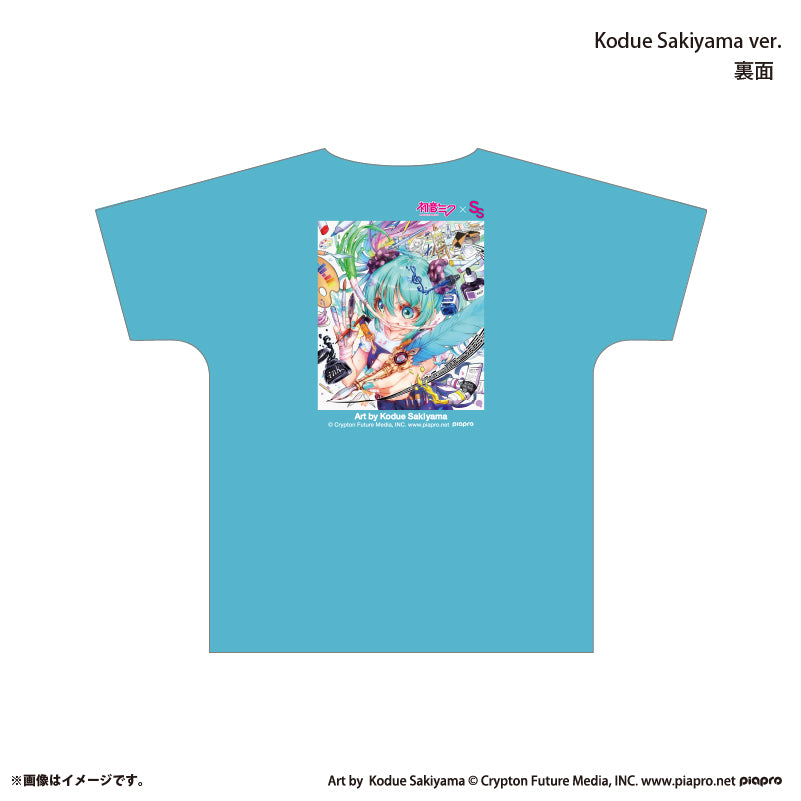 『初音ミク×スモールエス』 フルグラフィックTシャツ -Kodue Sakiyama ver.