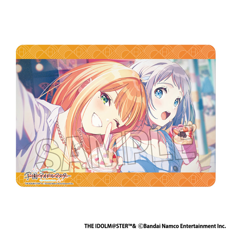 学園アイドルマスター イラストプレイマットNT おいしい顔、いただき~!