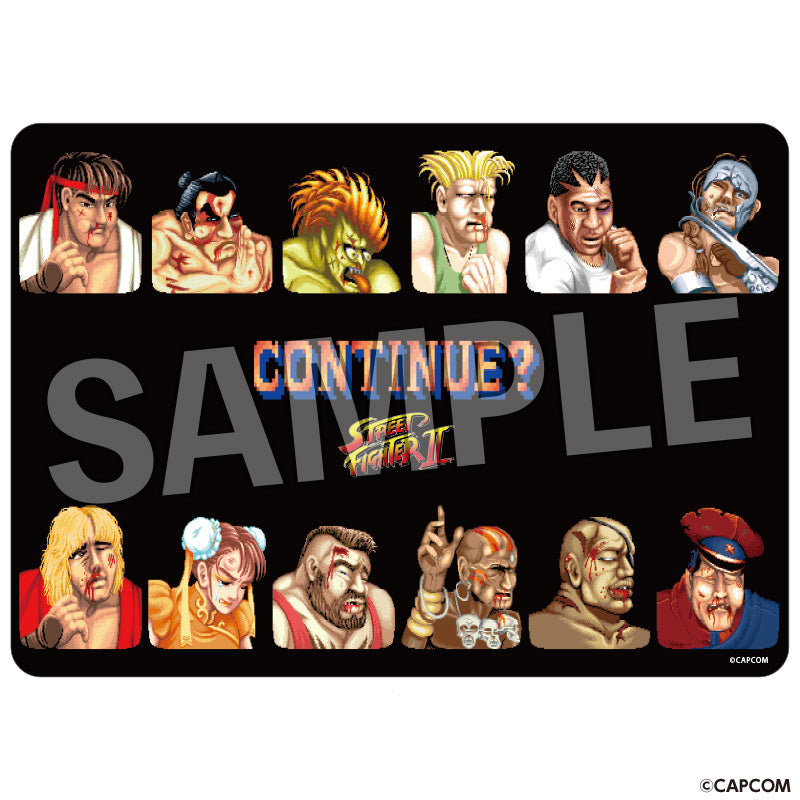 ストリートファイターII イラストプレイマットNT CONTINUE?