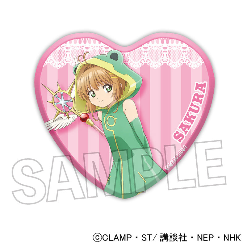 カードキャプターさくら クリアカード編 ハート缶バッジ 3