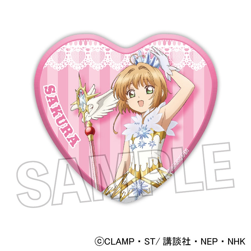 カードキャプターさくら クリアカード編 ハート缶バッジ 5