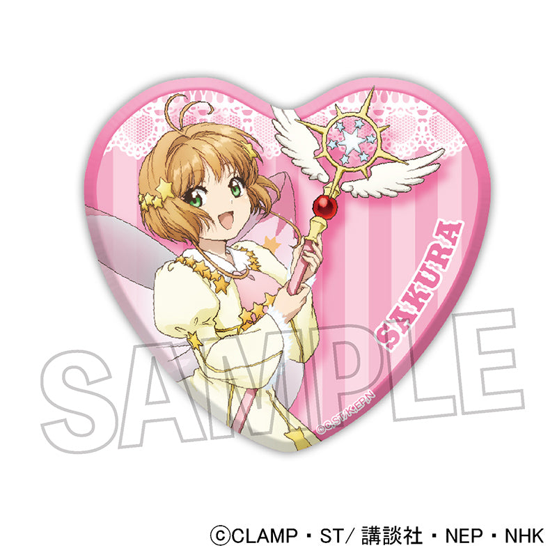 カードキャプターさくら クリアカード編 ハート缶バッジ 11