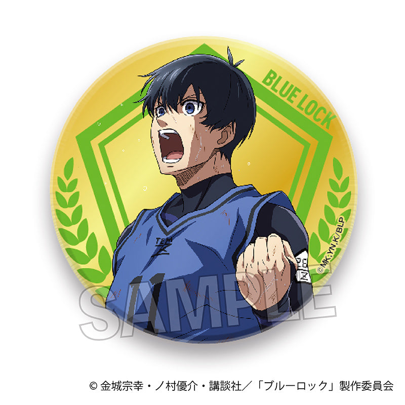 ブルーロック 咆哮!!金メダル風缶バッジ 潔 世一