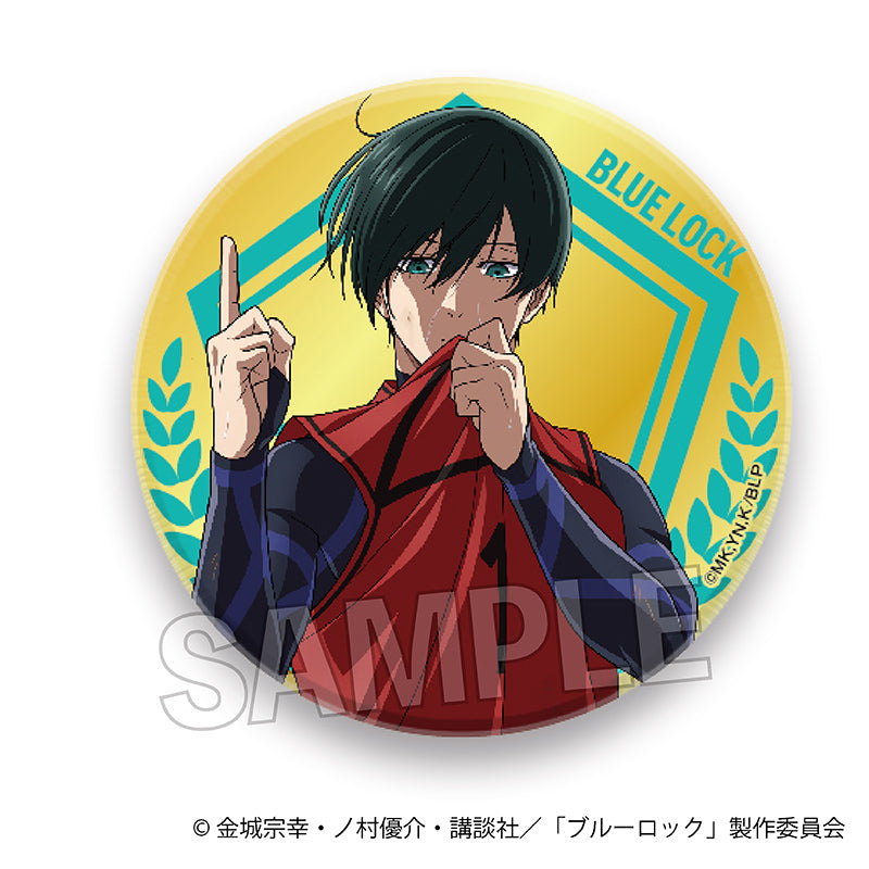 ブルーロック 咆哮!!金メダル風缶バッジ 糸師 凛