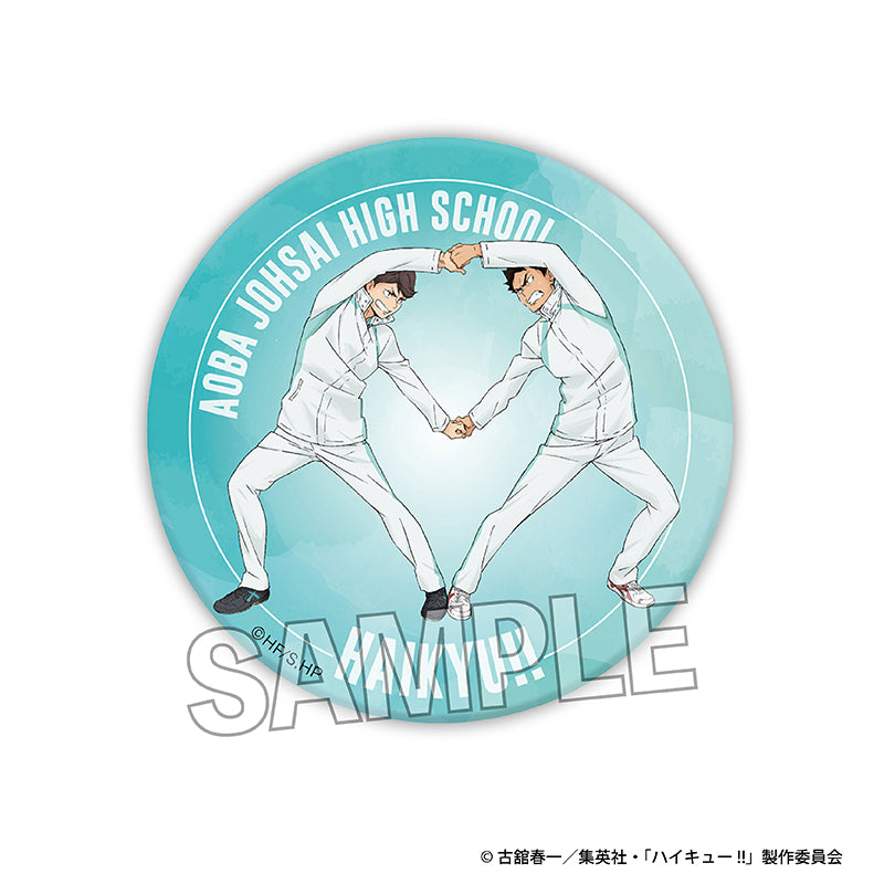 ハイキュー!! ウォーミングアップ!! ギラギラ缶バッジ 及川 徹/岩泉 一