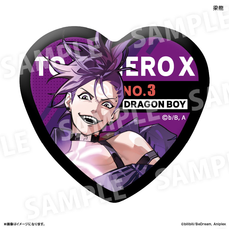 アニメ「TO BE HERO X」 トレーディングハート缶バッジ 【全11種】(BOX)