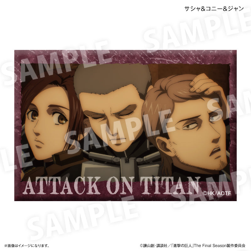【匿名配送】進撃の巨人のキャニスターセット 進撃の巨人 ミニアートスタンド サシャ＆コニー＆ジャン – FAN+Life