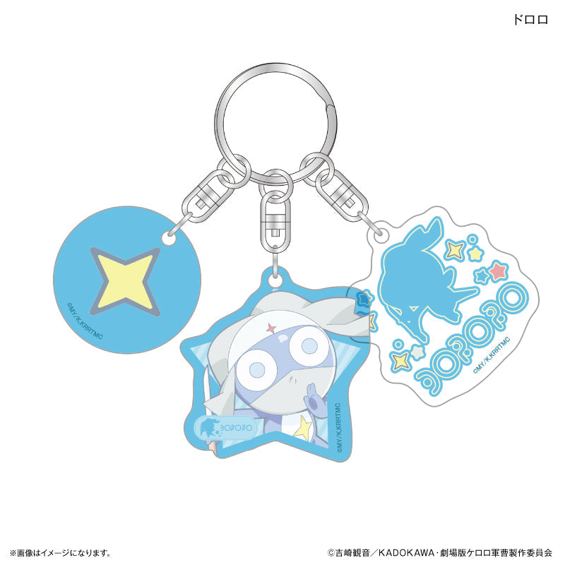 ケロロ軍曹 3連チャームキーホルダー ドロロ – FAN+Life