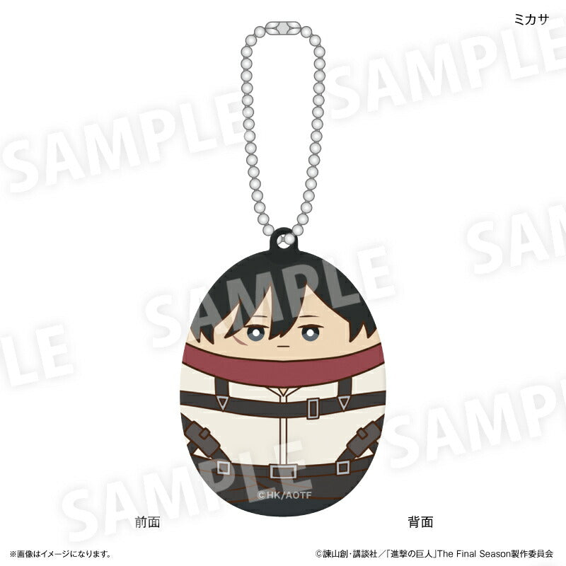 進撃の巨人 アクリルキーホルダー にぎにぎの楽園ver. ミカサ