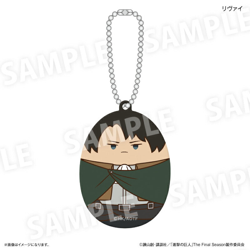 進撃の巨人 アクリルキーホルダー にぎにぎの楽園ver. リヴァイ