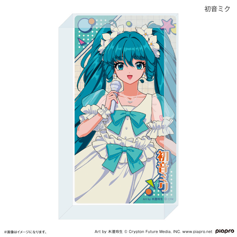 ピアプロキャラクターズ 昭和アイドル アクリルブロック 初音ミク