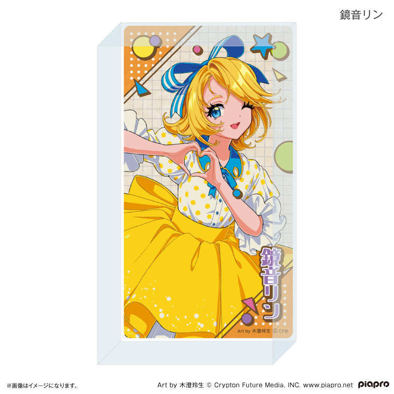 ピアプロキャラクターズ 昭和アイドル アクリルブロック 鏡音リン