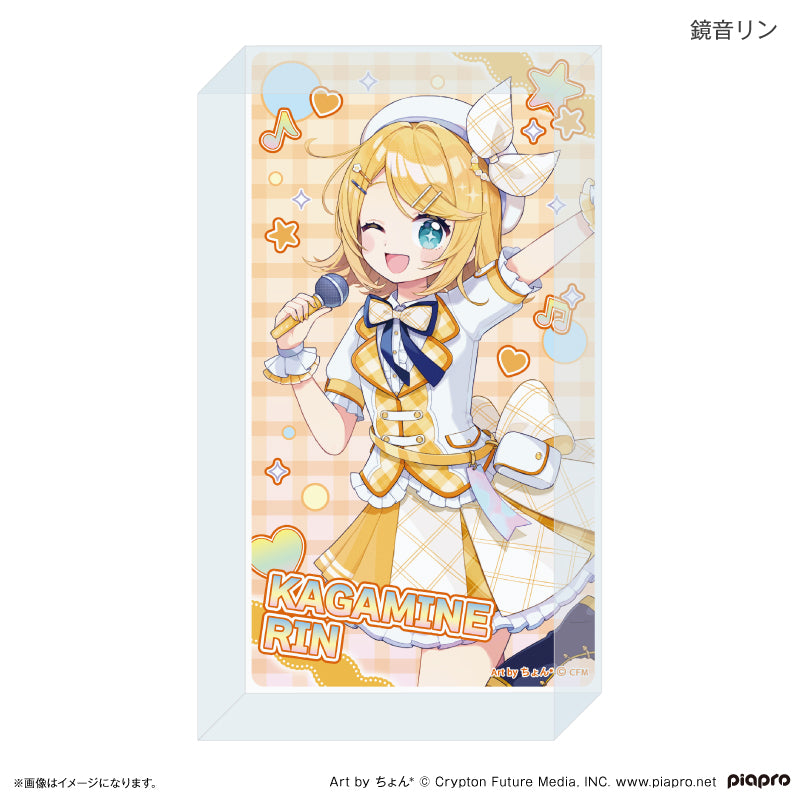 ピアプロキャラクターズ 平成アイドル アクリルブロック 鏡音リン