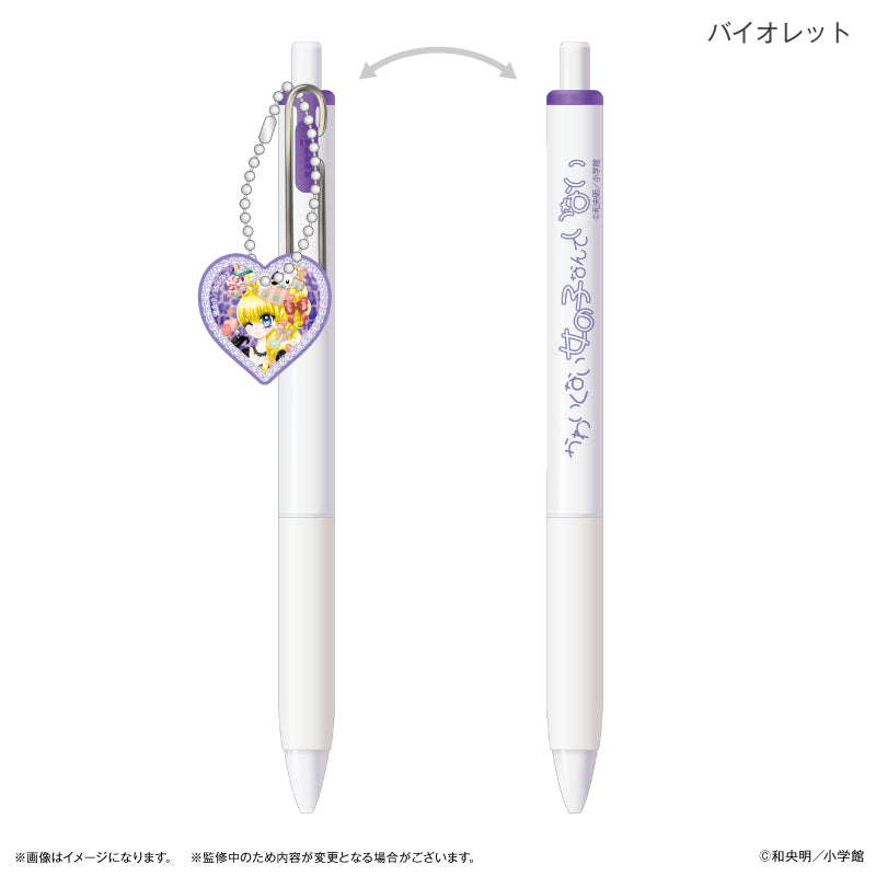 姫ギャルパラダイス チャーム付きUni-Ball One バイオレット