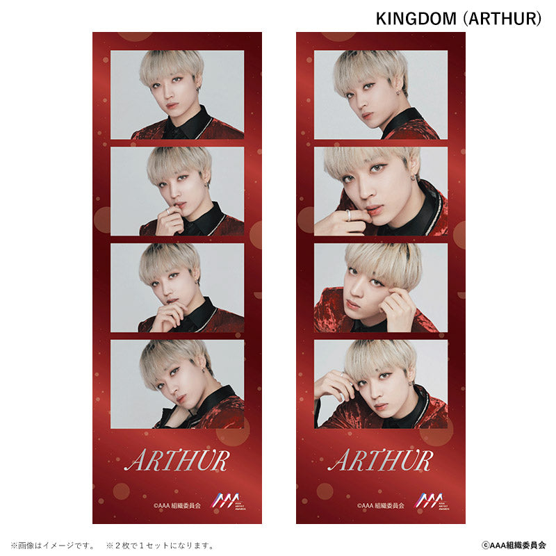 4CUT PHOTO2枚セット Asia Artist Awards 2022 KINGDOM ARTHUR