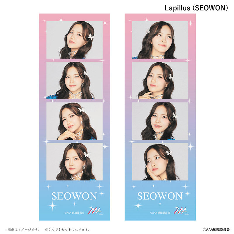 4CUT PHOTO2枚セット Asia Artist Awards 2022 Lapillus SEOWON