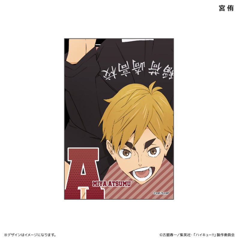 スクエア缶バッジ イニシャル体操ver. 宮 侑
