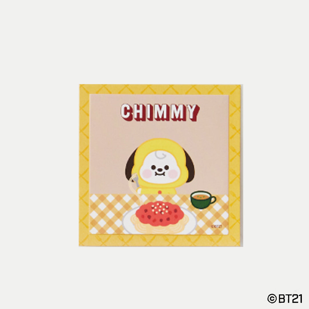 chimmy トップ bt21 ステッカー