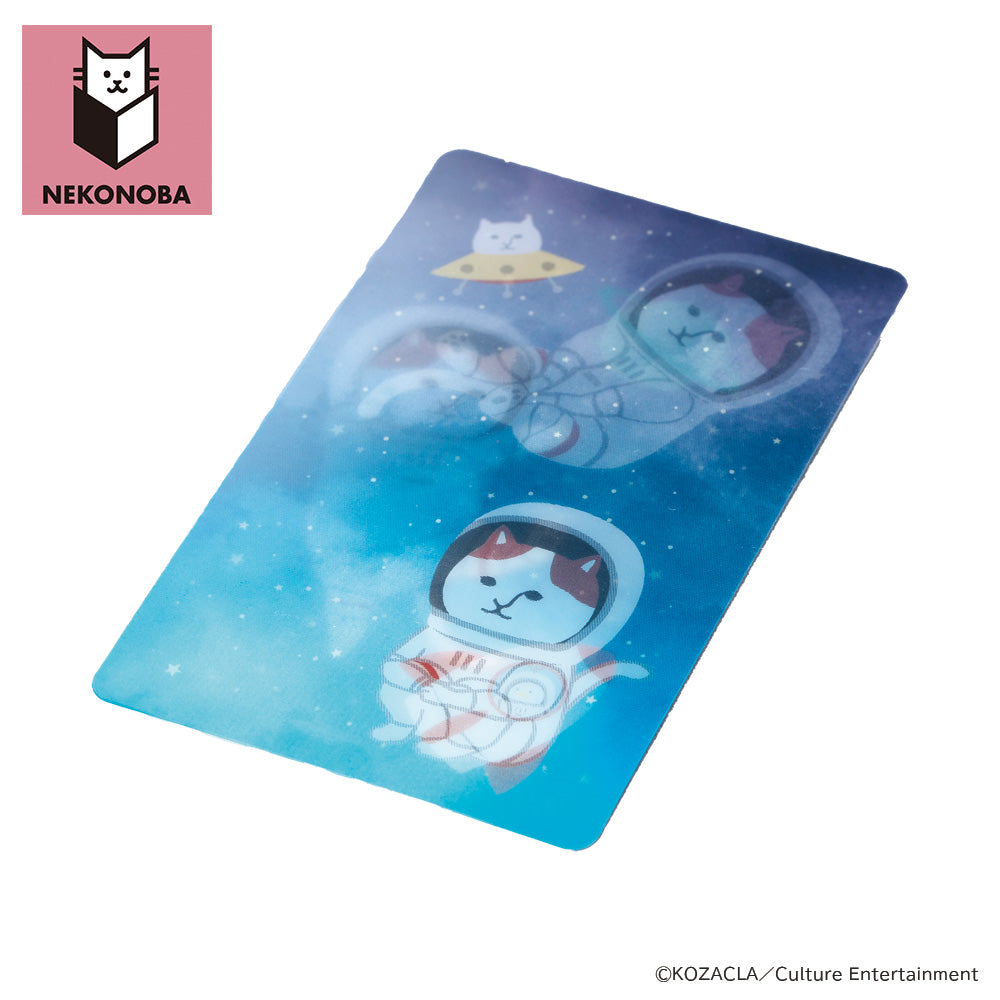 NEKONOBA 動かすと絵柄が変わる!ステッカー 宇宙遊泳NYASA