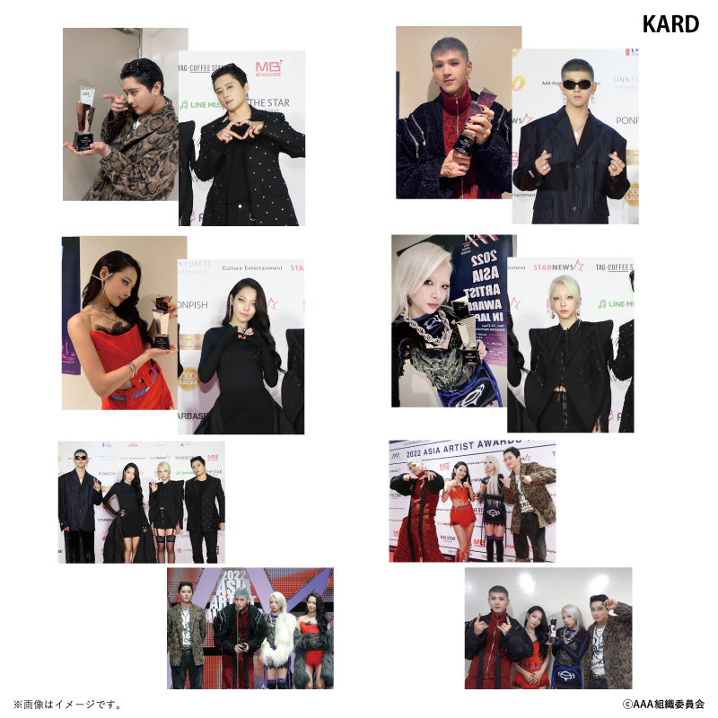 トレーディングカード5枚セット Asia Artist Awards 2022 KARD