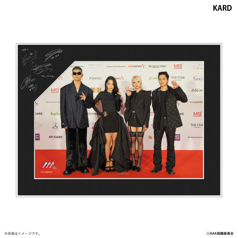 額装 Asia Artist Awards 2022 KARD