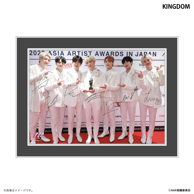 額装 Asia Artist Awards 2022 KINGDOM