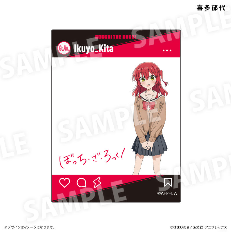 SNS風アクリルカード 喜多郁代