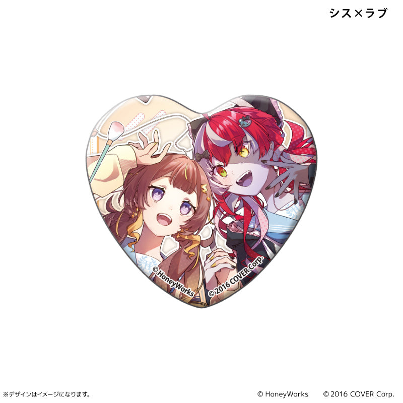 ハート型缶バッジ ランダム BOX