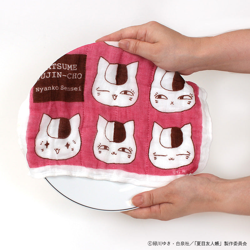 蚊帳生地ふきん ニャンコ先生