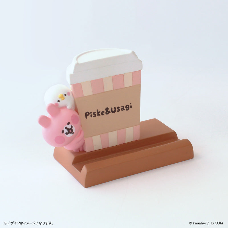カナヘイの小動物 スマホスタンド ピスケ&うさぎ