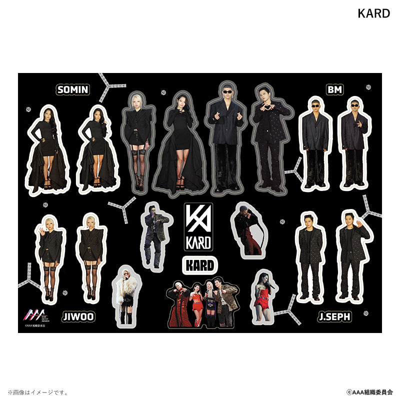 ステッカーシート Asia Artist Awards 2022 KARD