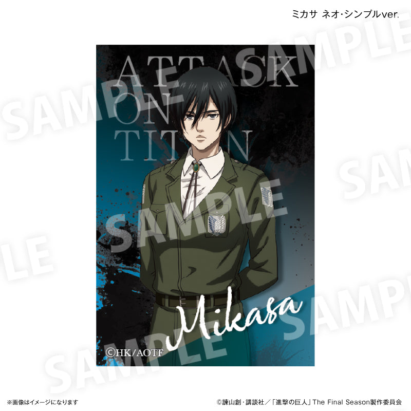 進撃の巨人 ミニアートスタンド ミカサ ネオ・シンプルver.