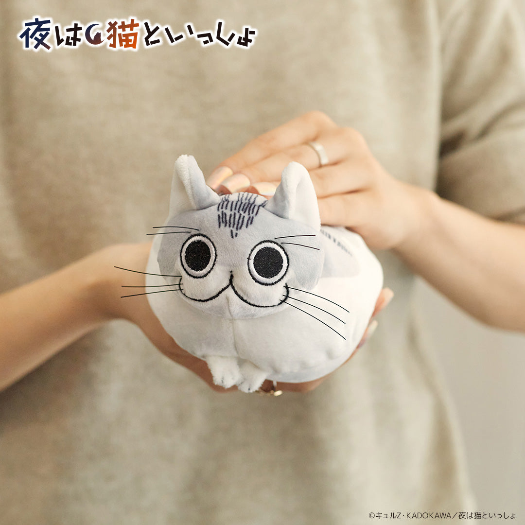 ミニぬいぐるみ 夜は猫といっしょ