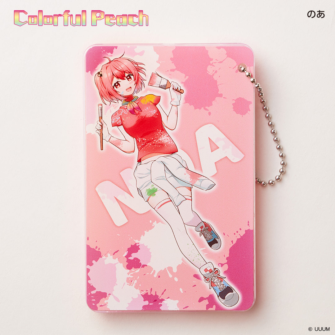 スライドカードケース カラフルピーチ のあ