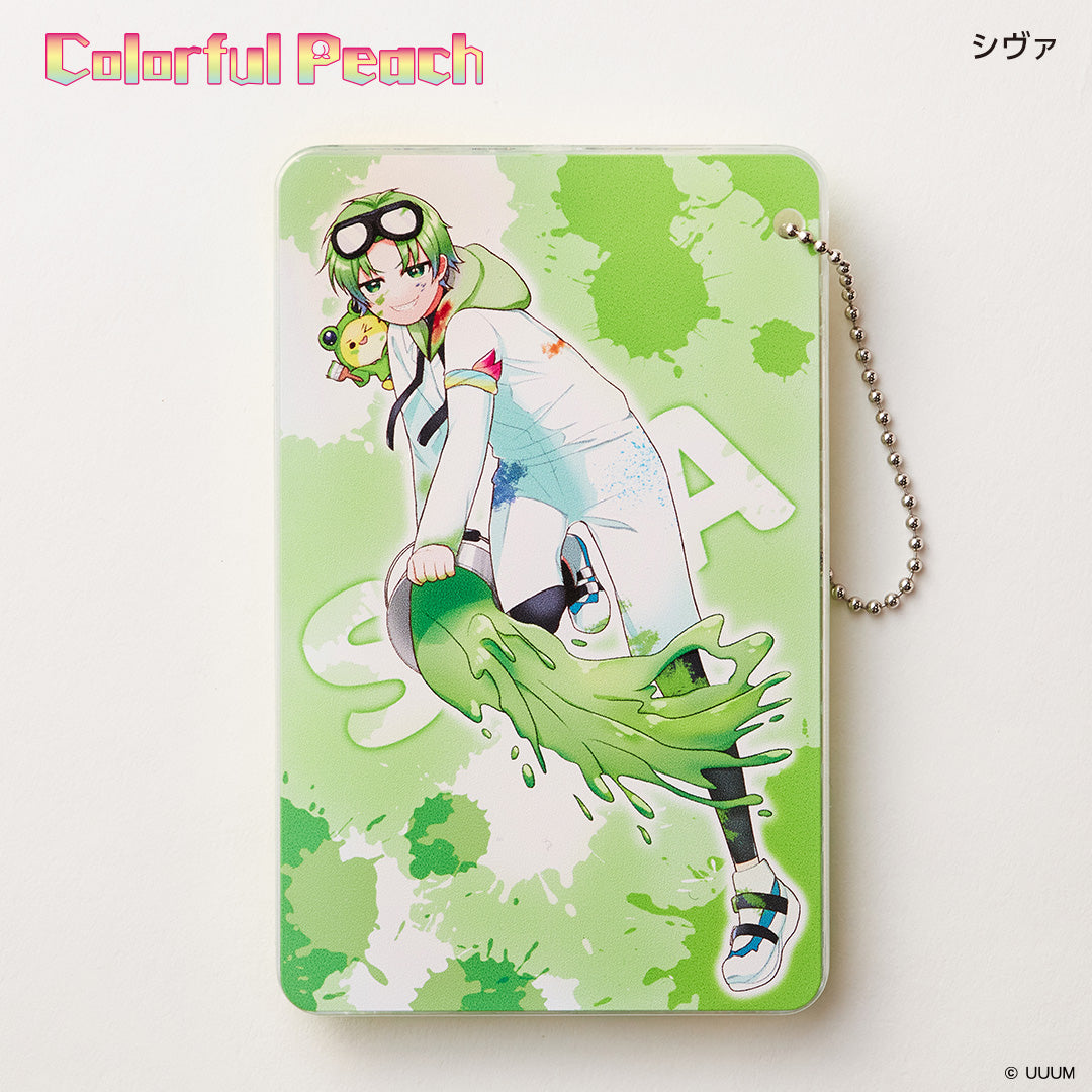 スライドカードケース カラフルピーチ シヴァ
