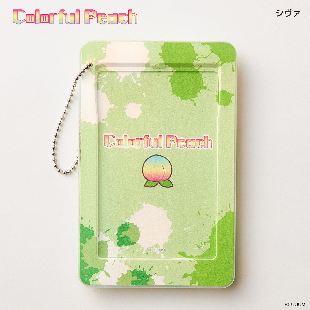 スライドカードケース カラフルピーチ シヴァ
