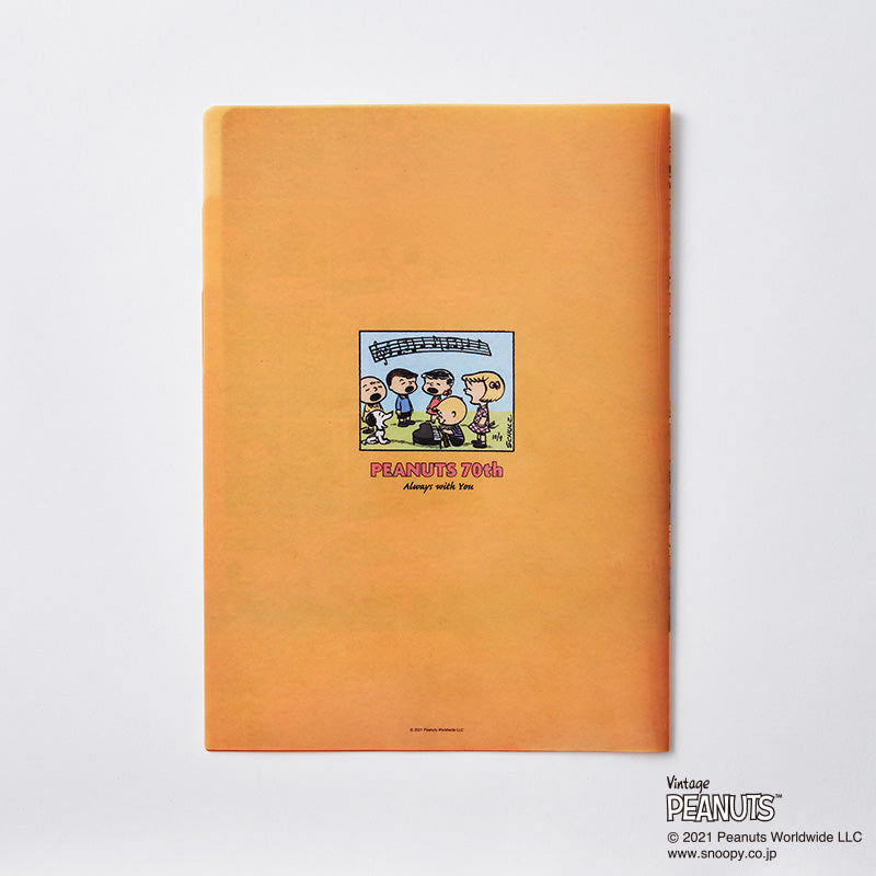 A4 5インデックスクリアファイル(コミック柄) PEANUTS