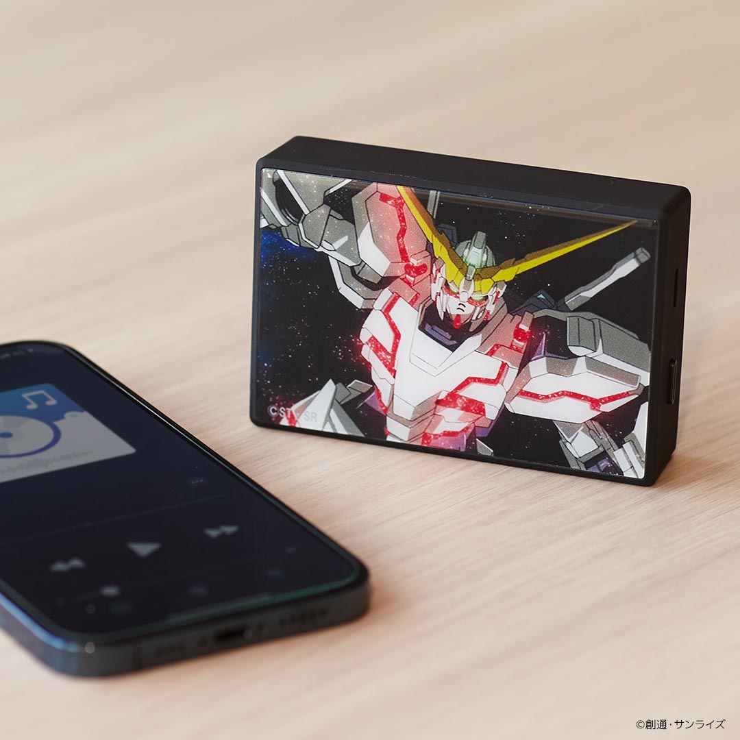ガラスワイヤレススピーカー 機動戦士ガンダムUC
